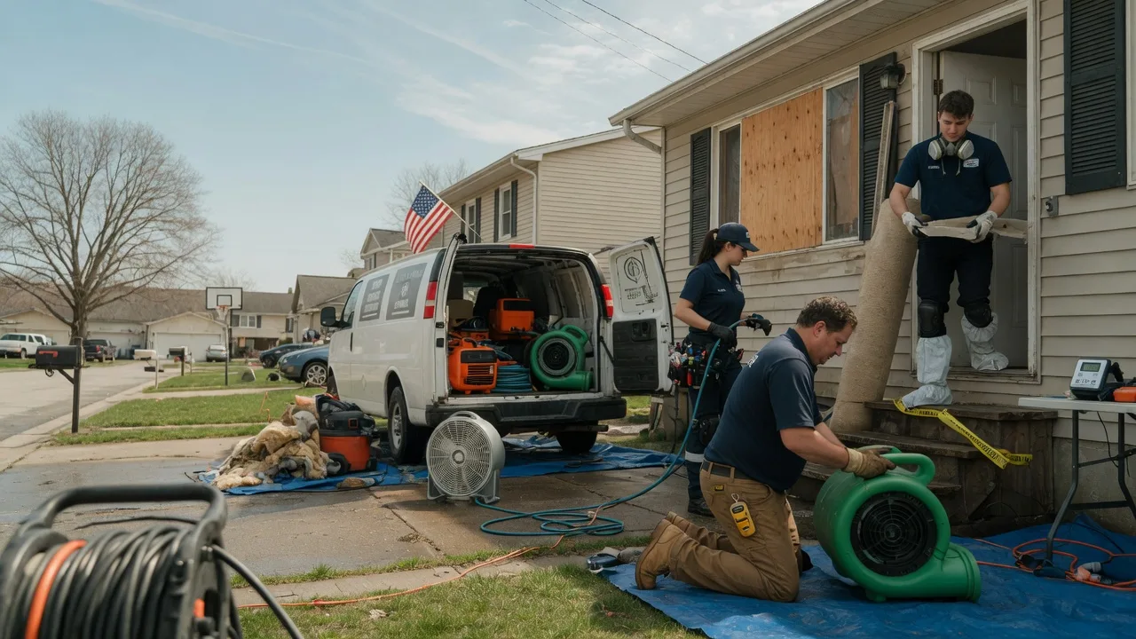 Water Damage Restoration in Pandora, OH near me